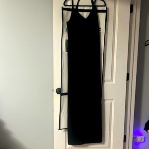 Black Floor Length Azazie Dress